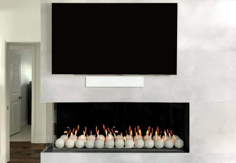 Flare Left Corner Modern Fireplace – Flare Fireplaces