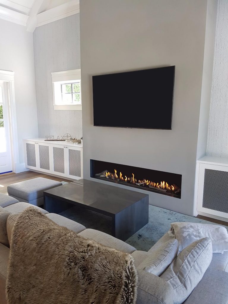 Linear Front Facing 80" Flare Fireplace