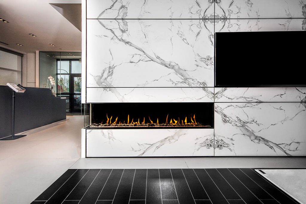Cosentino, Inspired by Flare by Flare Fireplaces