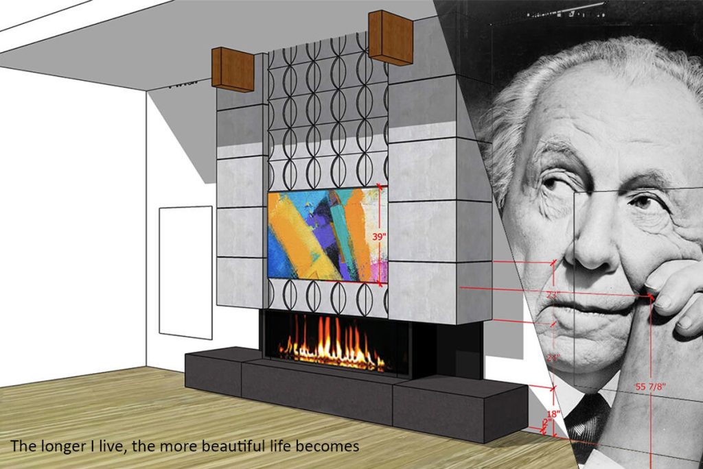 Frank Wright Double Corner by Flare Fireplaces