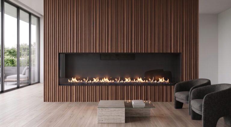 Flare FF-100-EH front facing gas fireplace