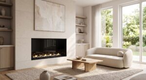 Flare FF-50-EH front facing gas fireplace