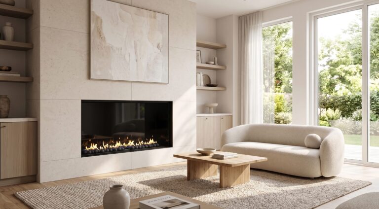 Flare FF-50-EH front facing gas fireplace