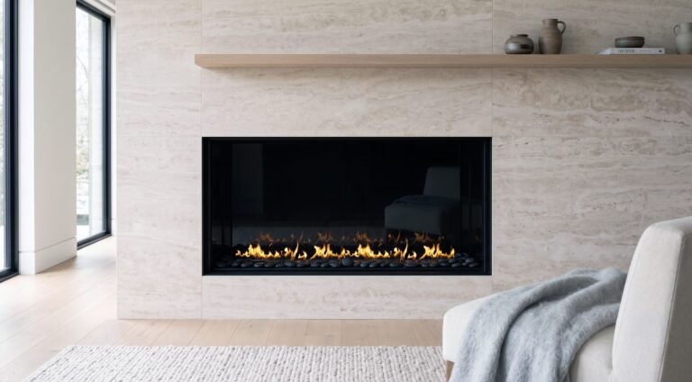 Flare FF-60-EH front facing gas fireplace
