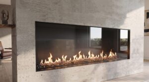 Flare FF-60-H front facing gas fireplace