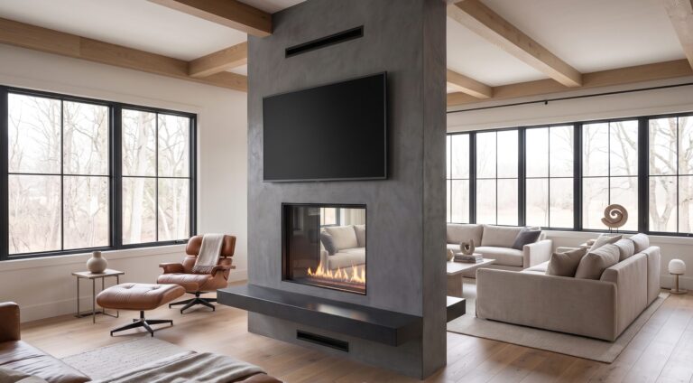 Flare ST-45-EH see through gas fireplace