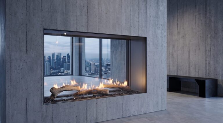 Flare ST-45-H see through gas fireplace