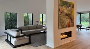 Flare ST-45 see through gas fireplace