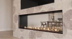 Flare ST-100-EH see through gas fireplace