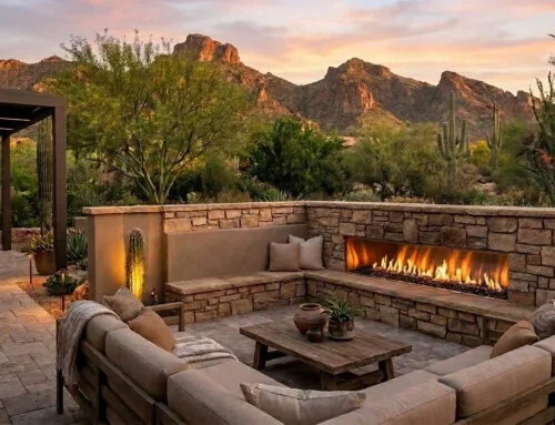 Outdoor Gas Fireplace Planning Guide: Covered Patios, Clearances and Drainage
